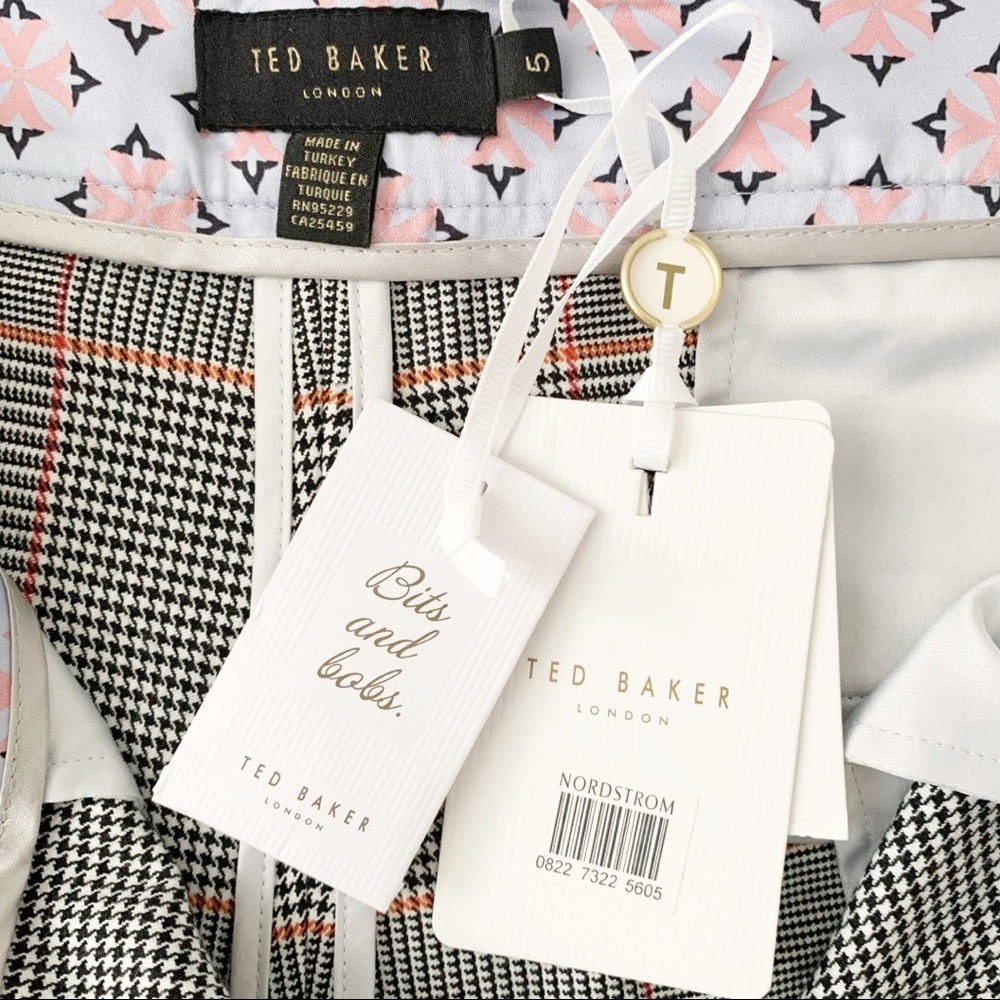 Ted Baker DARCEYT Houndstooth Crop Trouser Pants - Picture 11 of 16